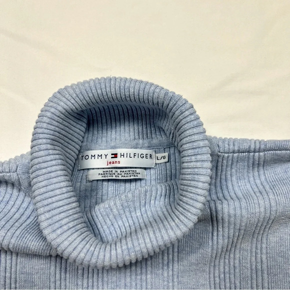 Vintage Y2K Tommy Hilfiger Jeans Ribbed Turtleneck - Picture 2 of 6